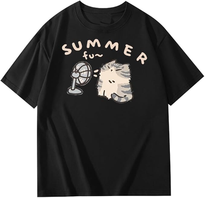 Graphic Tees Y2k Summer Tops 2024 Grunge Basic Tees for Women Y2k Shirt Streetwear Short Sleeve Shirts