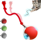 2026 New Interactive Cat Toys for Indoor Cats, Kitten Toys to Relieve Boredom for Indoor Cats (Red)