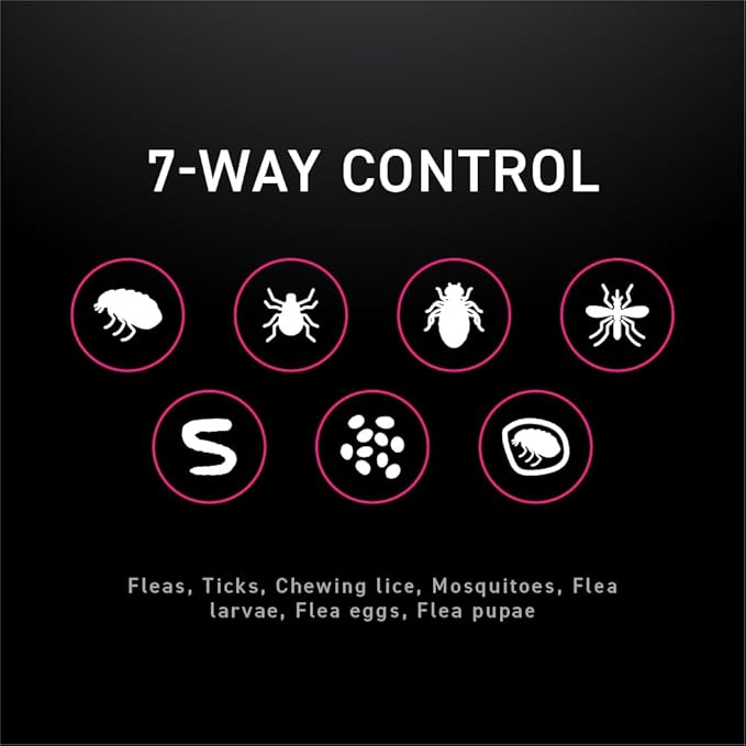 NEXTSTAR Flea and Tick Prevention for Cats, Repellent and Control, Fast Acting Waterproof Topical Drops, Flea Prevention for Cats Over 3.5 lbs, 6 Monthly Doses