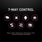 NEXTSTAR Flea and Tick Prevention for Cats, Repellent and Control, Fast Acting Waterproof Topical Drops, Flea Prevention for Cats Over 3.5 lbs, 6 Monthly Doses