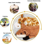 Nocciola Dog Squeaky Toys, 5 PCS Crinkle Plush Dog Toys, No Stuffing Dog Toys for Small Medium Large Dogs, Stuffless Puppy Toys for Boredom