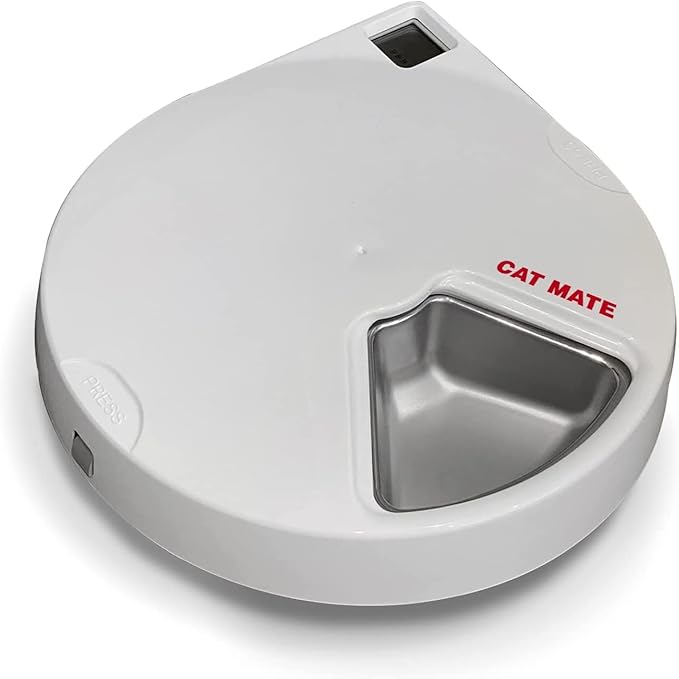 Cat Mate Replacement Bowl with Stainless Steel Inserts for The Five-Meal Automatic Pet Feeder