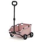 Dog Stroller 4 Wheels Folding Dog Cart Pet Stroller for Travelling Shopping Walking Playing for Small Dogs Cats, Up to 13.2lbs