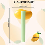 Dog Brush with Release Button, Mango Cat Brush for Long or Short Haired Cats Dogs Rabbits, Skin Friendly Deshedding Grooming Tool for Gently Removes Loose Fur Undercoat