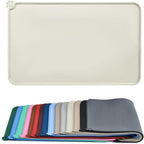 AUDWUD Silicone Waterproof Pet Feeding Mats,Anti Slip Bowl Pad, Dog Mat for Food and Water