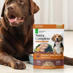 ULTIMATE PET NUTRITION Nutra Complete Reduced Calorie, 100% Freeze Dried Raw Veterinarian-Formulated Premium Adult Dog Food (1 Pound, Turkey)