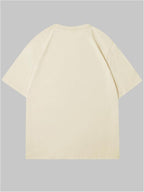 Verdusa Women's Lips Print Graphic Tees Y2k T Shirts Summer Crew Neck Vintage Going Out Tops