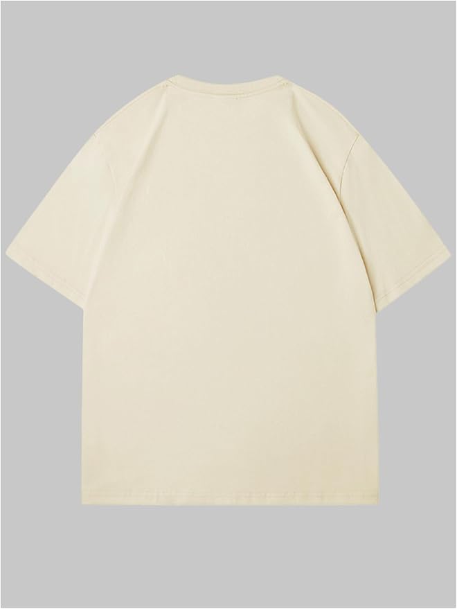 Verdusa Women's Lips Print Graphic Tees Y2k T Shirts Summer Crew Neck Vintage Going Out Tops