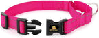 PLUTUS PET Reflective Martingale Collar with Quick Snap Buckle,No Pull Dog Choker Collar for Small Medium Large Dogs,XS,Hot Pink