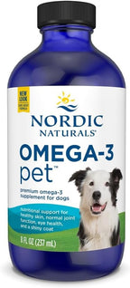 Nordic Naturals Omega-3 Pet, Unflavored - 8 oz - 1380 mg Omega-3 Per Teaspoon - Fish Oil for Medium to Large Dogs with EPA & DHA - Promotes Heart, Skin, Coat, & Immune Health