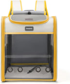 Cat Backpack Carrier, Collapsible and Breathability Cat Carrier Large for Cat Under 16 lbs, Dog and Small Pet Carrier Bag Used in Travel, Car