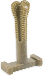 Bullibone SuperBrush: Dog Teeth Cleaning Brushing Toothbrush Stick - Long Lasting Nylon Super Greens Chew Toy for Oral Care and Dental Health