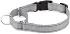 Plutus Pet Reflective Martingale Collar with Buckle - Durable and Adjustable Training Collar for No Pulling, Dog Choker Collar for Small Medium Large Dogs, Gray, XS