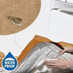 Comfort Expression Small Dog Beds Waterproof Orthopedic Foam Dog Sofa Beds for Small Dogs Comfy Pet Bed with Washable Removable Cover & Non-Slip Bottom(X-Small,Caramel)