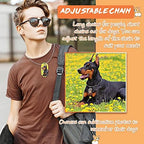 Hicarer 25 Sets Sublimation Blank Dog Tags Set Includes Aluminum Sublimation Stamping Blank Tags Necklace Chain 1 Roll of Tape for DIY Decorative Oval