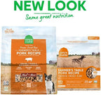 Open Farm, Freeze Dried Raw Dog Food, Morsels with 95% Meat, Organs & Bone, Organic Produce & Superfoods, Complete Meal or Freeze Dried Dog Food Topper, Pork Recipe, 22oz Bag