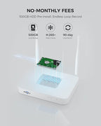 Hiseeu Solar Camera Wireless Outdoor, Home Security Camera System, 2.4G & 5G WiFi, Solar-Powered 4MP 8 Cam-Kit, Color Night Vision, 360° View, Pan & Tilt, 1TB HDD Local Recording, No Montly Fees