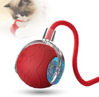 2026 New Interactive Cat Toy Balls, Upgraded Cat Toy Ball for Bored Indoor Adult Cats, Interactive Pet Ball for Cats (Red)