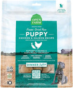 Open Farm, Freeze Dried Raw Puppy Food, Patties with 95% Meat, Organs & Bone, Complete Meal or Freeze Dried Dog Food Mixer, Chicken & Salmon Puppy Recipe, 10.5oz Bag
