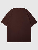 Verdusa Women's Lips Print Graphic Tees Y2k T Shirts Summer Crew Neck Vintage Going Out Tops