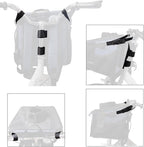 Pet Carrier Bicycle Basket Bag Pet Carrier/Booster Backpack for Dogs and Cats with Big Side Pockets,Comfy & Padded Shoulder Strap,Travel with Your Pet Safety（Classic Blue）