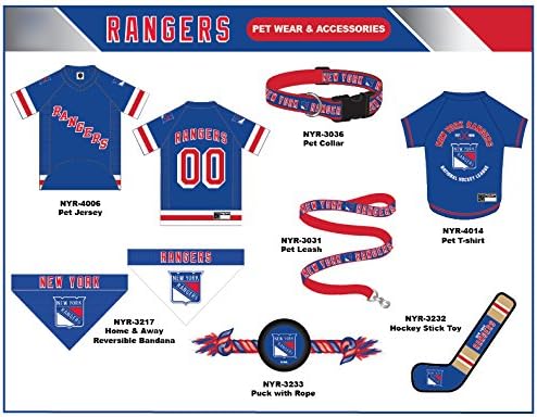Pets First NHL New York Rangers Puck Toy for Dogs & Cats. Play Hockey with Your Pet with This Licensed Dog Tough Toy Reward!