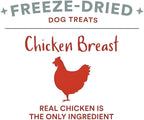 Organic Freeze Dried Dog & Cat Treats - Single Ingredient, Grain Free Food Toppers for Healthy Pets, No Fillers or Preservatives (3 Bag, Chicken)