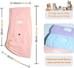 Dog Sling Carrier – Ice Silk Dog Slings for Small Dogs up to 10 lbs, Breathable Dog Carrier Sling with Adjustable Safety Strap & Buckle, Portable Cat Sling Carrier (Pink)