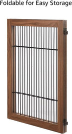 beeNbkks Extension Kit, 2 Panels Freestanding Dog Gate for Narrow Small Space Doorways Hallway