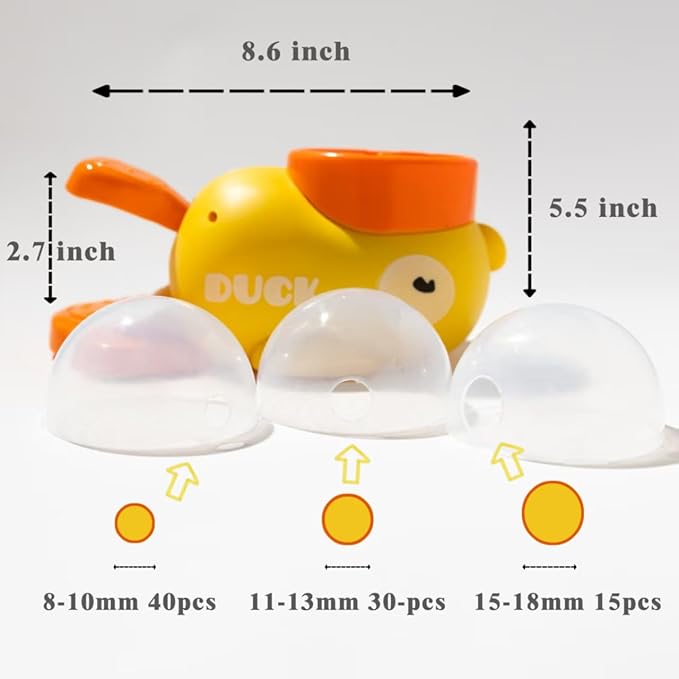 Interactive Dog Slow Feeder Puzzle Toy Durable Duck Shaped Design for Small Medium Dogs Promotes IQ Training Fun Mealtime Feeding Solution Interactive Pet Feeder（Yellow）