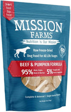 Mission Farms Freeze-Dried Raw Formula Dog Food (14 Oz, Beef & Pumpkin)