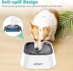 UPSKY No-Spill Pet Water Bowl, Slow Water Feeder, No-Slip Pet Water Dispenser 35oz Feeder Bowl for Dogs and Cats