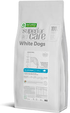 Nature's Protection Superior Care White Dogs Grain-Free Dry Dog Food - High Protein, Tear Stain Dog Food for All Breeds Light Coated All Life Stages Dogs, Fresh Pet Meal, White Fish, 22 lb