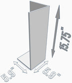 Cat Scratcher Sofa Protector – Couch Corner Cat Scratching Post, Carpet Cat Scratch for Indoor Cats, Furniture Scratch Guard (15 in, Beige)