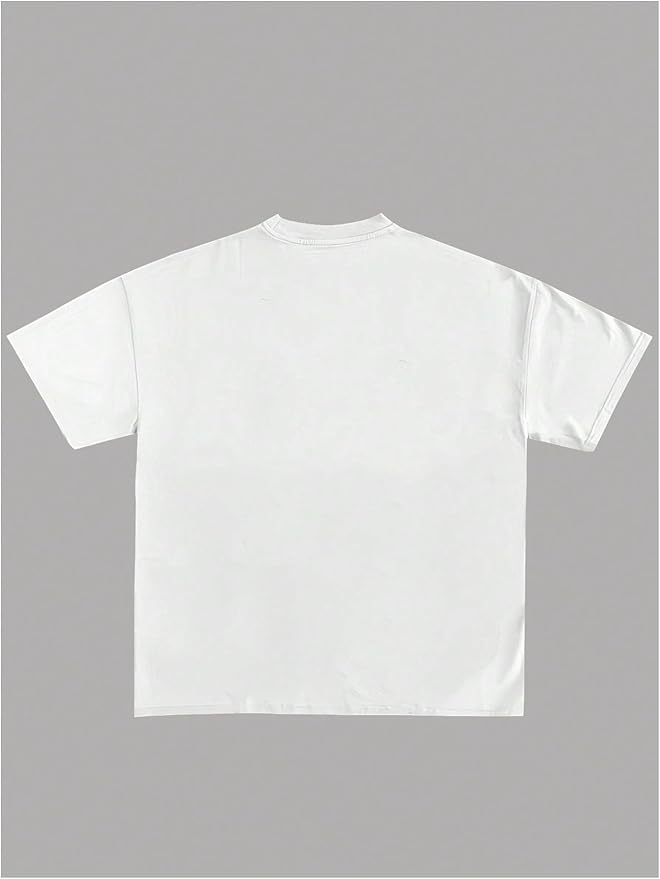 Verdusa Women's Lips Print Graphic Tees Y2k T Shirts Summer Crew Neck Vintage Going Out Tops