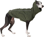Waterproof Dog Raincoat, Hooded Raincoat for Dachshund Whippet Small Medium Large Dogs, Adjustable Dog Rain Coat Jacket (07(chest24.5-28.5, back20-23''))