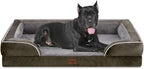 Comfort Expression XXL Orthopedic Dog Bed for Extra Large Dogs, Waterproof Orthopedic Foam Dogs Beds, Washable Dog Sofa Bed with Non-Slip Bottom & Removable Cover(XX-Large,Dark Green)
