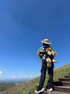 Pet Front Dog Carrier Backpacks, Adjustable Dog Backpack Carrier, Comfortable Shoulder Straps, Soft Sponge Cushion, Designed to Fit Pets, S Size, 2-7LB