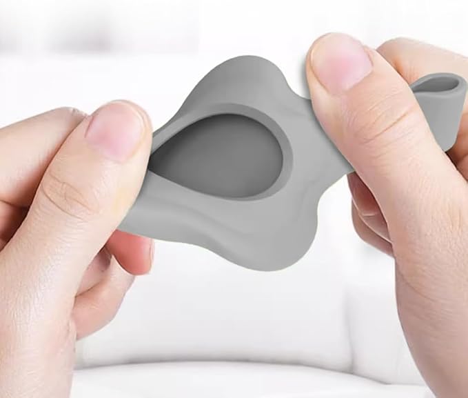 Personalized Safety Elastic Cat Collars with Bell Soft Silicone Cover for Air Tag,Laser Customized Stretch Kitten Collars for Girls Boys Cats (Grey)