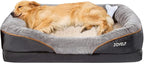 JOYELF XLarge Memory Foam Dog Bed, Orthopedic Dog Bed & Sofa with Removable Washable Cover and Squeaker Toy as Gift