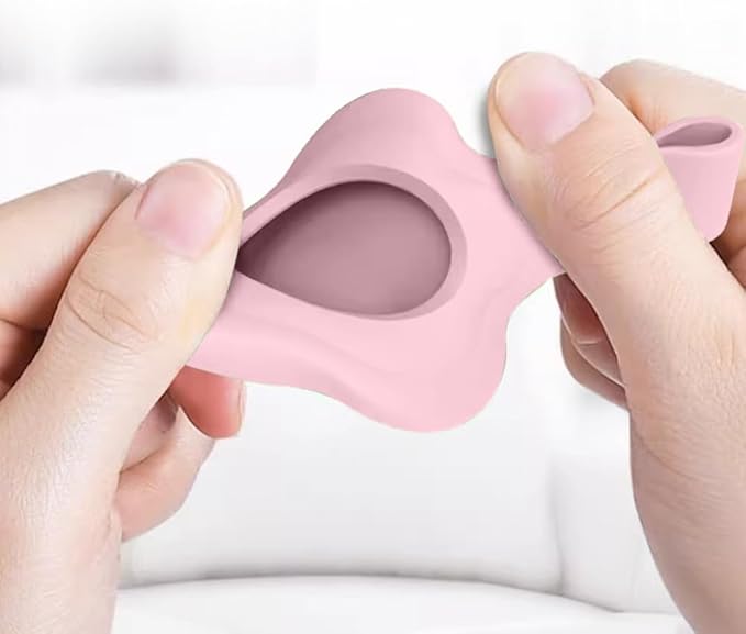 Personalized Safety Elastic Cat Collars with Bell Soft Silicone Cover for Air Tag,Laser Customized Stretch Kitten Collars for Girls Boys Cats (Pink)