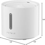 PETKIT EVERSWEET Solo 2 Cat Water Fountain with Wireless Pump, Ultra Quiet 70oz/2L Pet Water Fountain for Cats and Dogs Inside, 3 Working Modes, Visualization Window, App Control