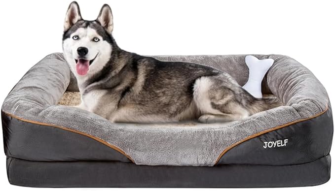 JOYELF XXLarge Memory Foam Dog Bed, Orthopedic Dog Bed & Sofa with Removable Washable Cover for Large Dogs