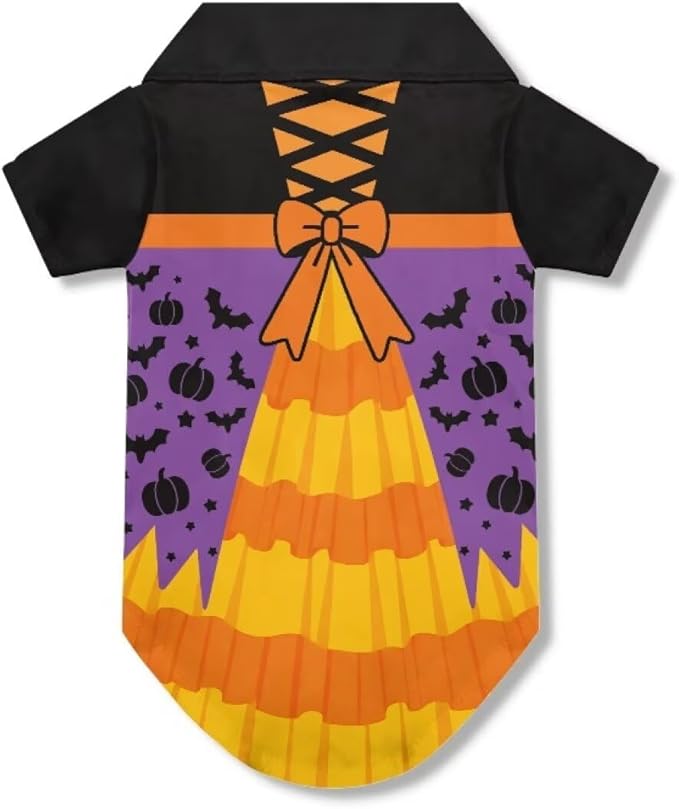 Halloween Dog Shirt Dog Clothes for Medium Dogs Boy Girl Cat Clothes Soft Puppy Outfit Adorable Pet T-Shirts Kitten Costume Apparel Breathable Summer Female Male Puppy Shirts