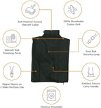 Cozy Comfort Carrier - Small Green Cat Carrier, Cat Holder for Cutting Nails, & Cat Carrier Pouch for Vet Visits, Medication Administration, Dental Care, & Travel