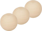 Amazon Basics Dog Toys, Interactive Glow Rubber Balls, (Pack of 3), 2.5 inch, Beige