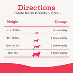 Dr. Joseph's VetPro Complete Multivitamin Dog Supplement, 60 Count (Small Dog 60 Days Supply), 5 in 1 Chew with Vitamins, Enzymes & Nutrients, Hip and Joint Health, Immune System and Allergy Support