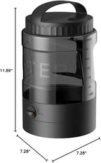 98oz Dog Water Bottle Bowl Dispenser, Large Dog Travel Water Bottle with Pull-Out Drinking Bowl, Portable Beach Camping Essentials Accessories, Bpa Free