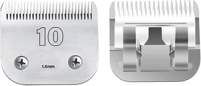 3 Pack 10 Blade Dog Grooming Compatible with Andis,Wahl/Oster Dog Clippers
