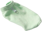 JACKO & CO - Fleece Vest Sweater with Leash Ring - Soft Lightweight Breathable for Puppies Small Medium Dogs, Kitten, Cats, Chihuahua - Warm for Fall/Autumn/Winter (Mint Green, X-Small 3lbs)